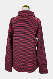 FILA Pink Black Striped Jacket