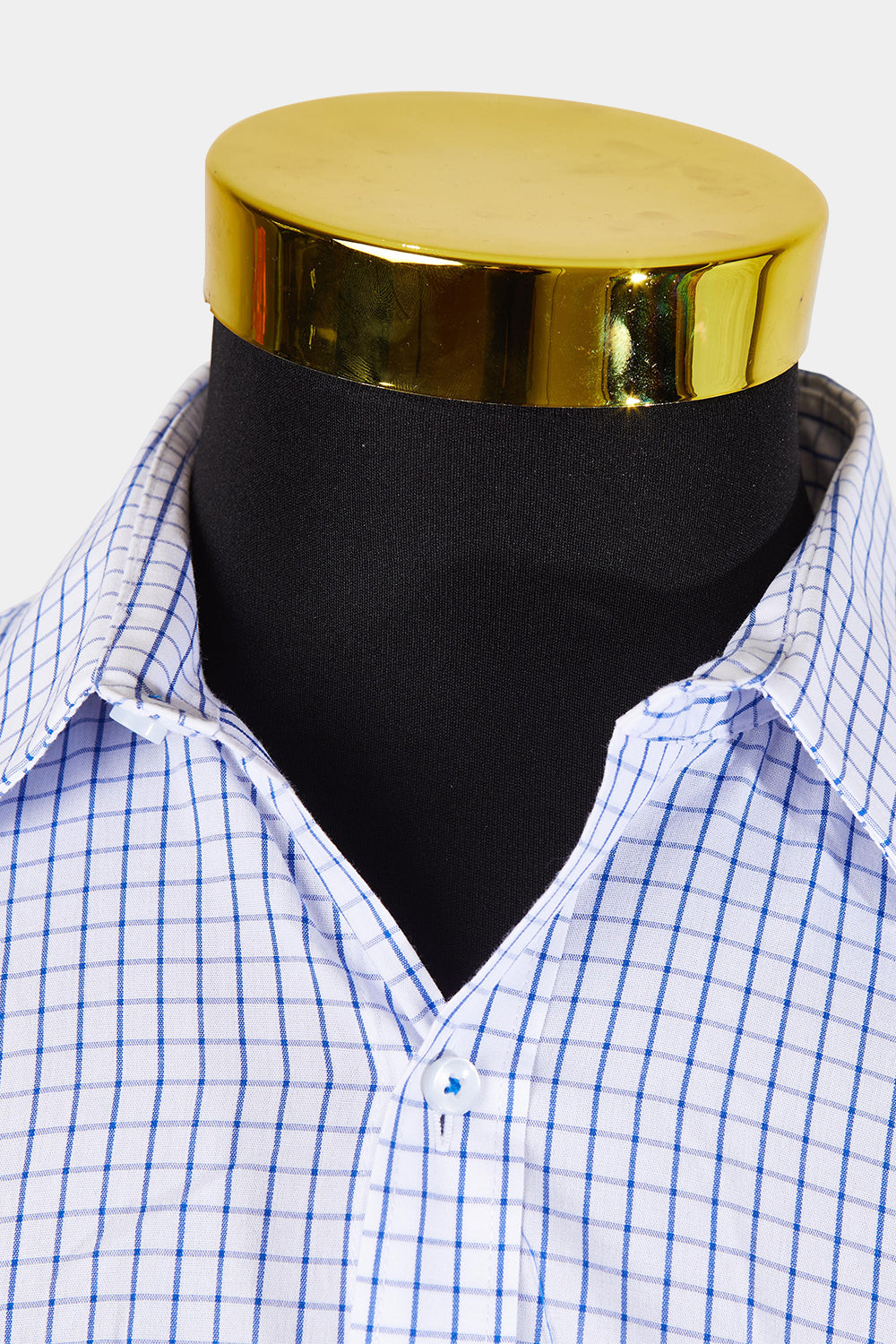 Van Heusen Blue and White Button Down Shirt