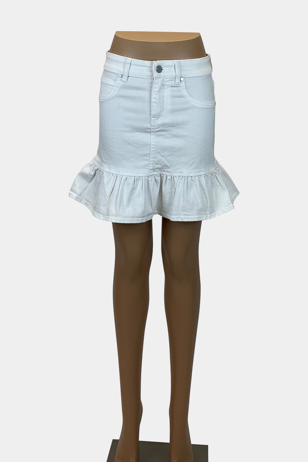 Seed Heritage White Denim Skirt