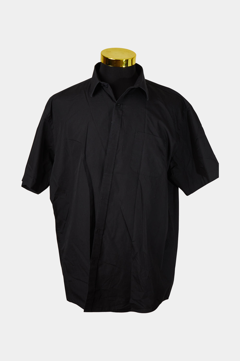 Van Heusen Black Short Sleeve Button Down Shirt