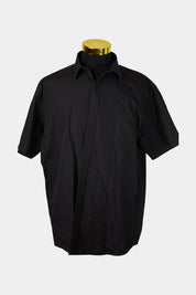 Van Heusen Black Short Sleeve Button Down Shirt