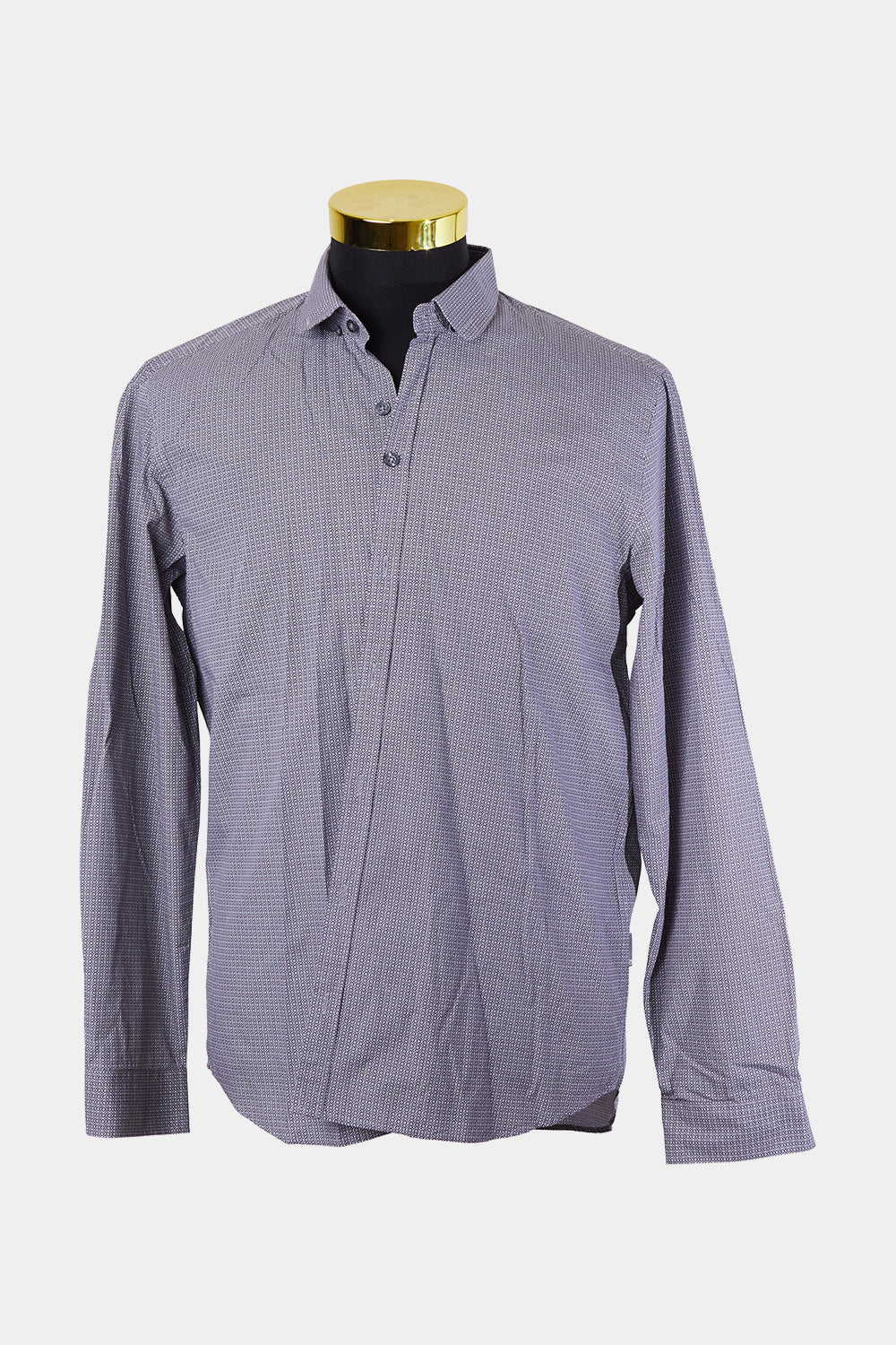 Peter Werth Black and White Pattern Button Down Shirt