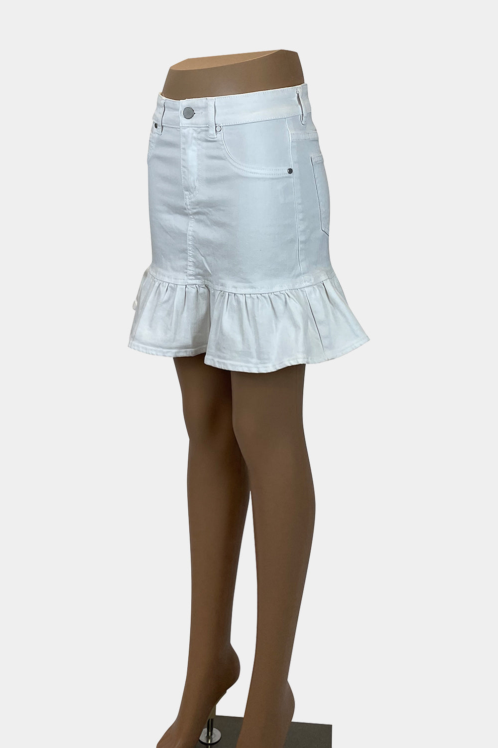 Seed Heritage White Denim Skirt