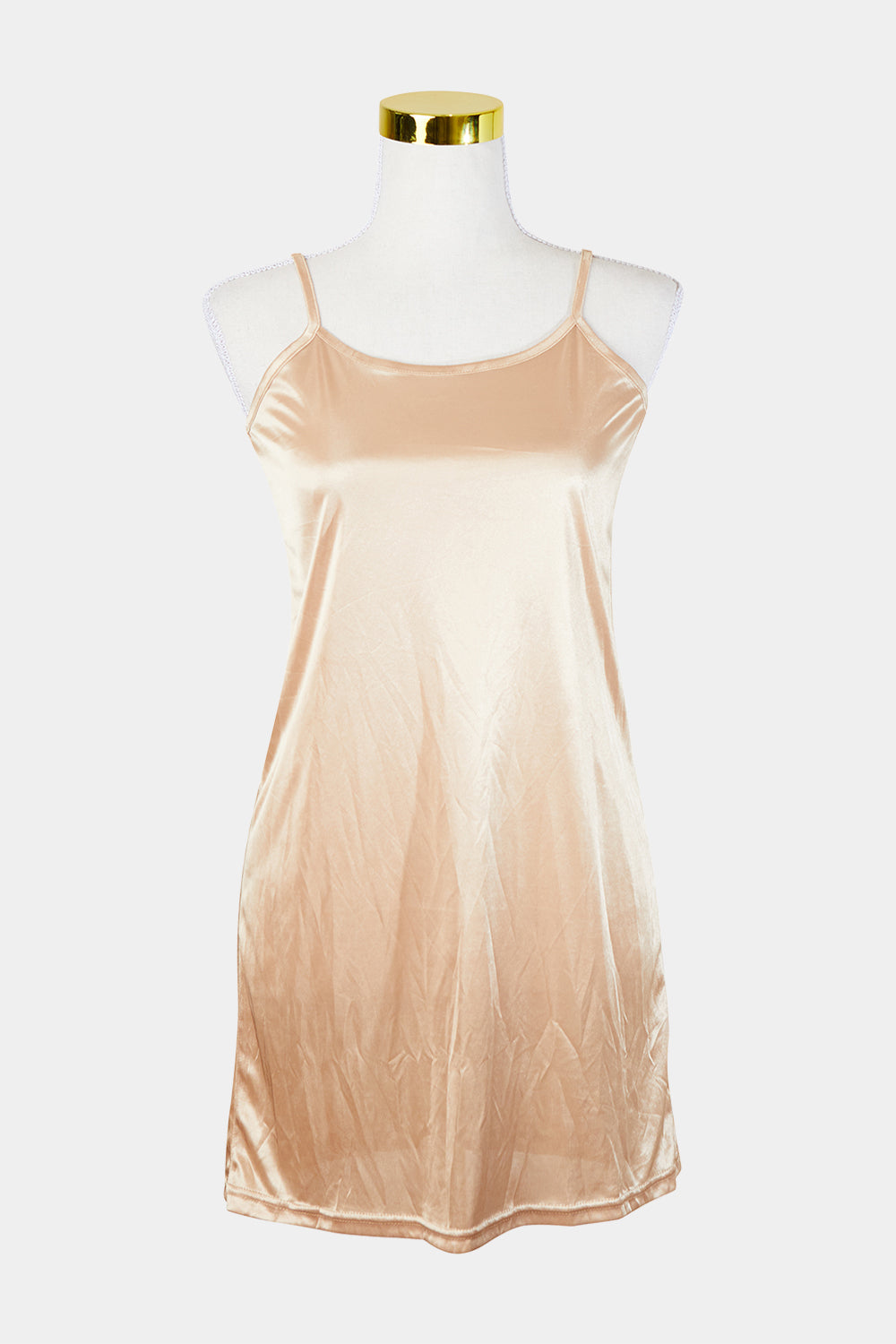 BEAMS Light Gold Slip Dress