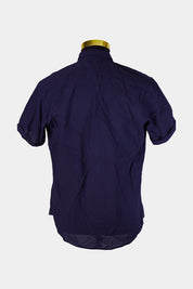 Polim Pier Navy Short Sleeve Button Down Shirt