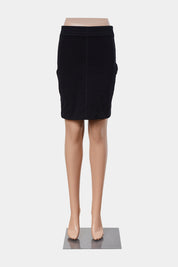 CAMBIO Black Bodycon Mini Skirt