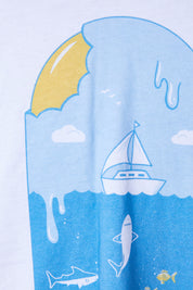 THREADHEADS White Print T Shirt