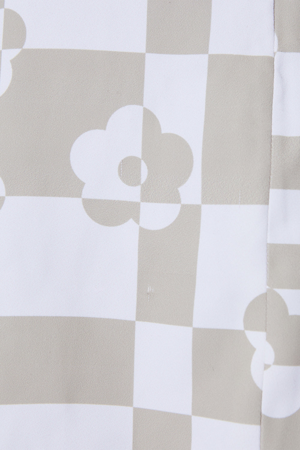 Luck And Trouble Khaki Pattern Mini Skirt