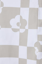 Luck And Trouble Khaki Pattern Mini Skirt