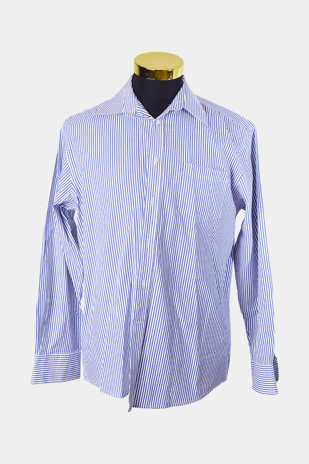 TARGET Blue and White Stripe Tailored Fit Button Down Shirt