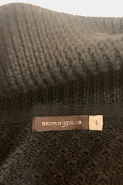 Brown Sugar Black Cardigan
