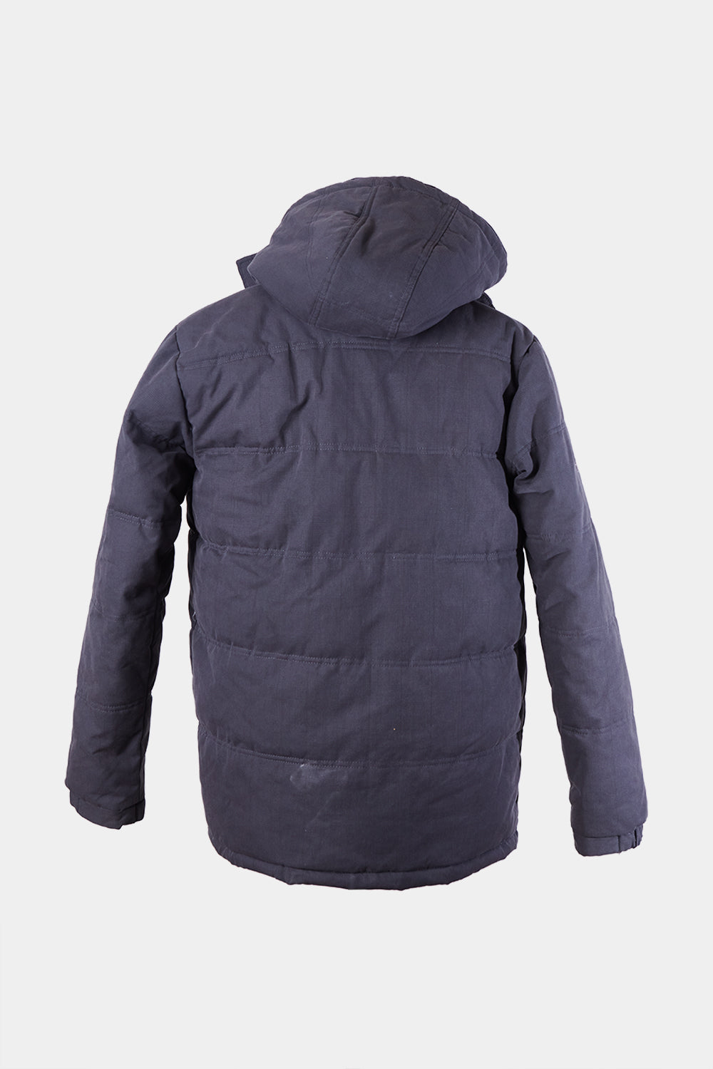 QUIKSILVER Grey Hooded Puffer Jacket