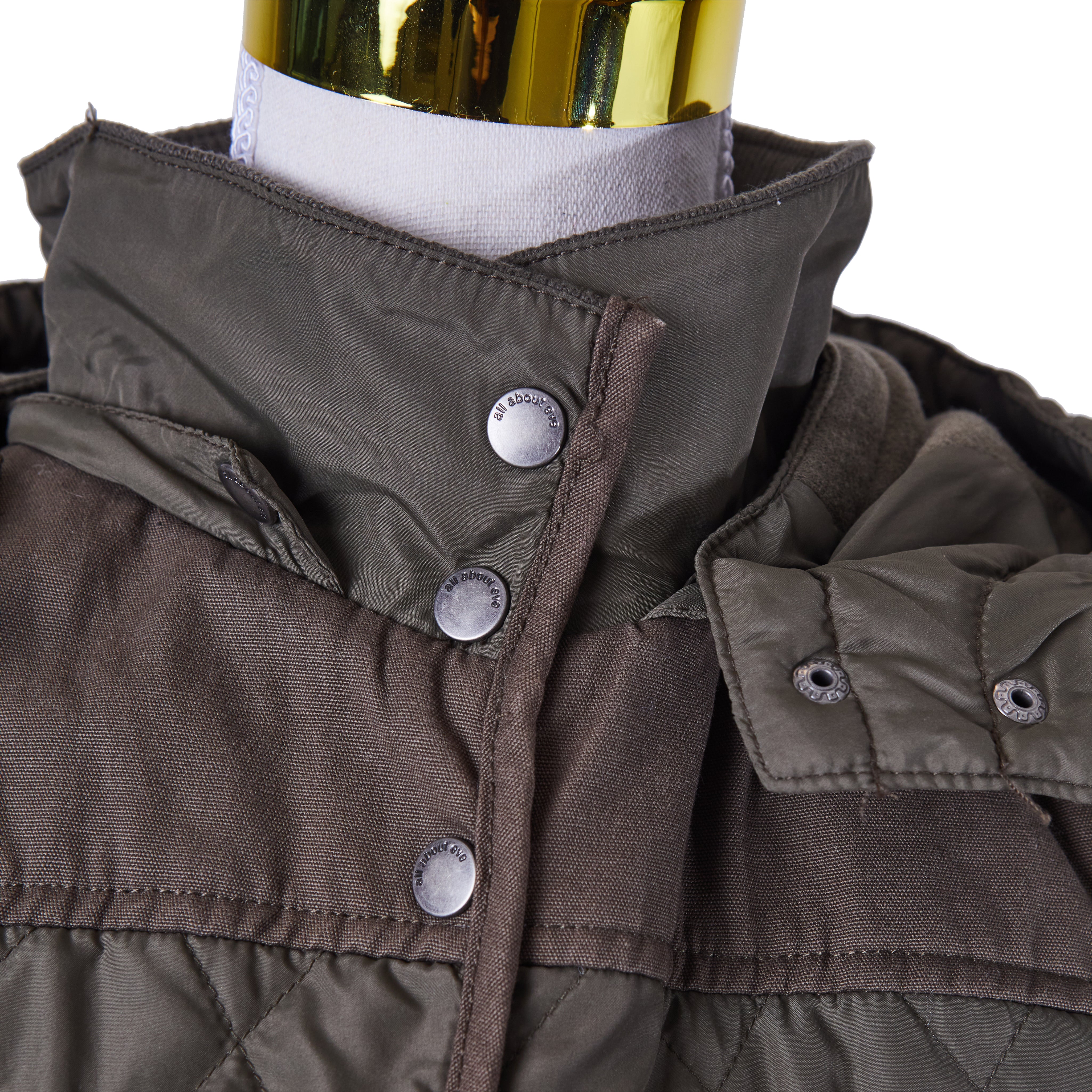 All About Eve Khaki Military Style Vest