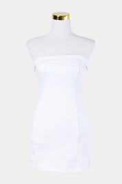Beginning Boutique White Strapless Dress