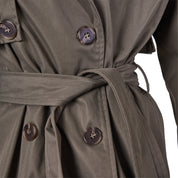 Style Addict Khaki Long Trench Coat