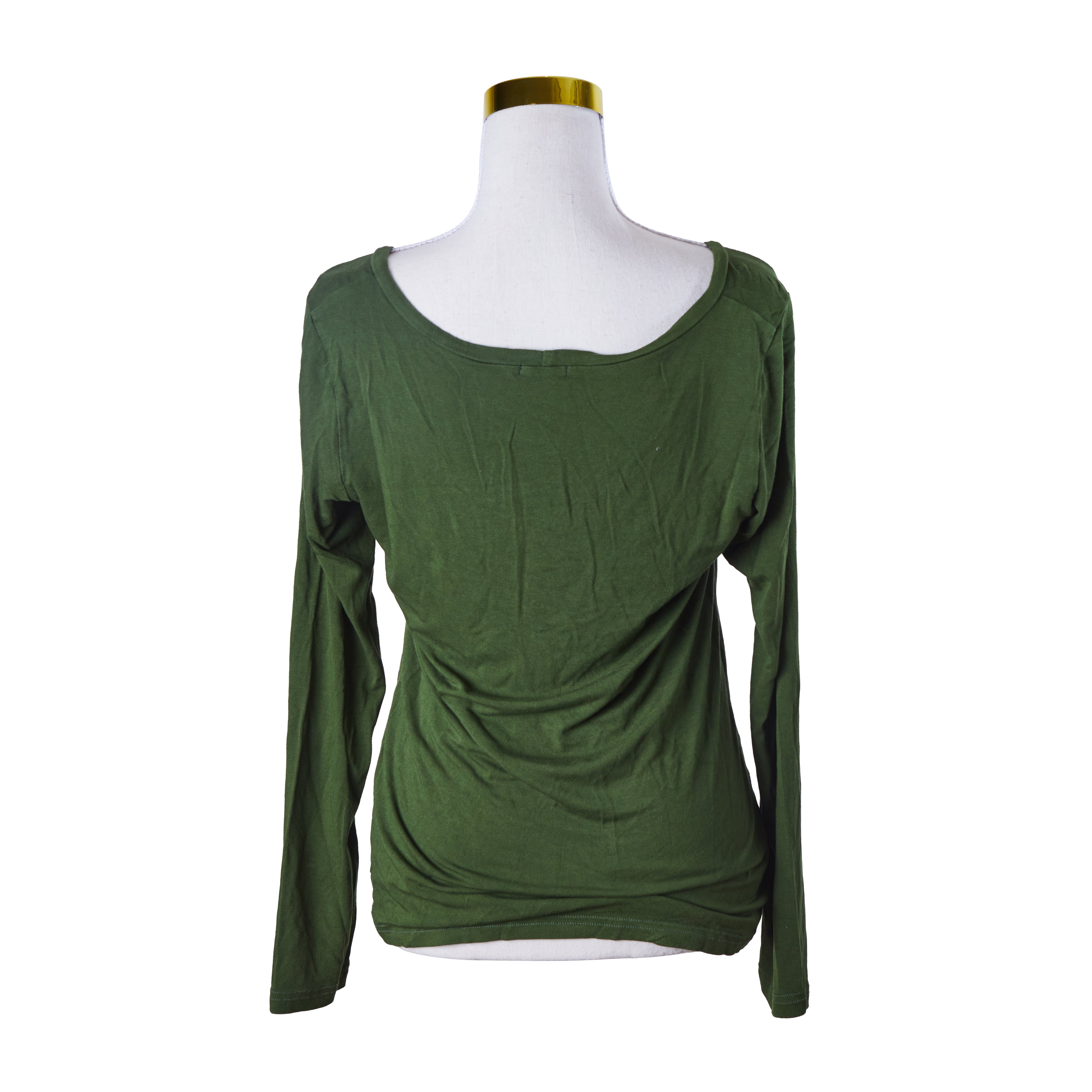 Velvet Sushi Green Long Sleeve Top