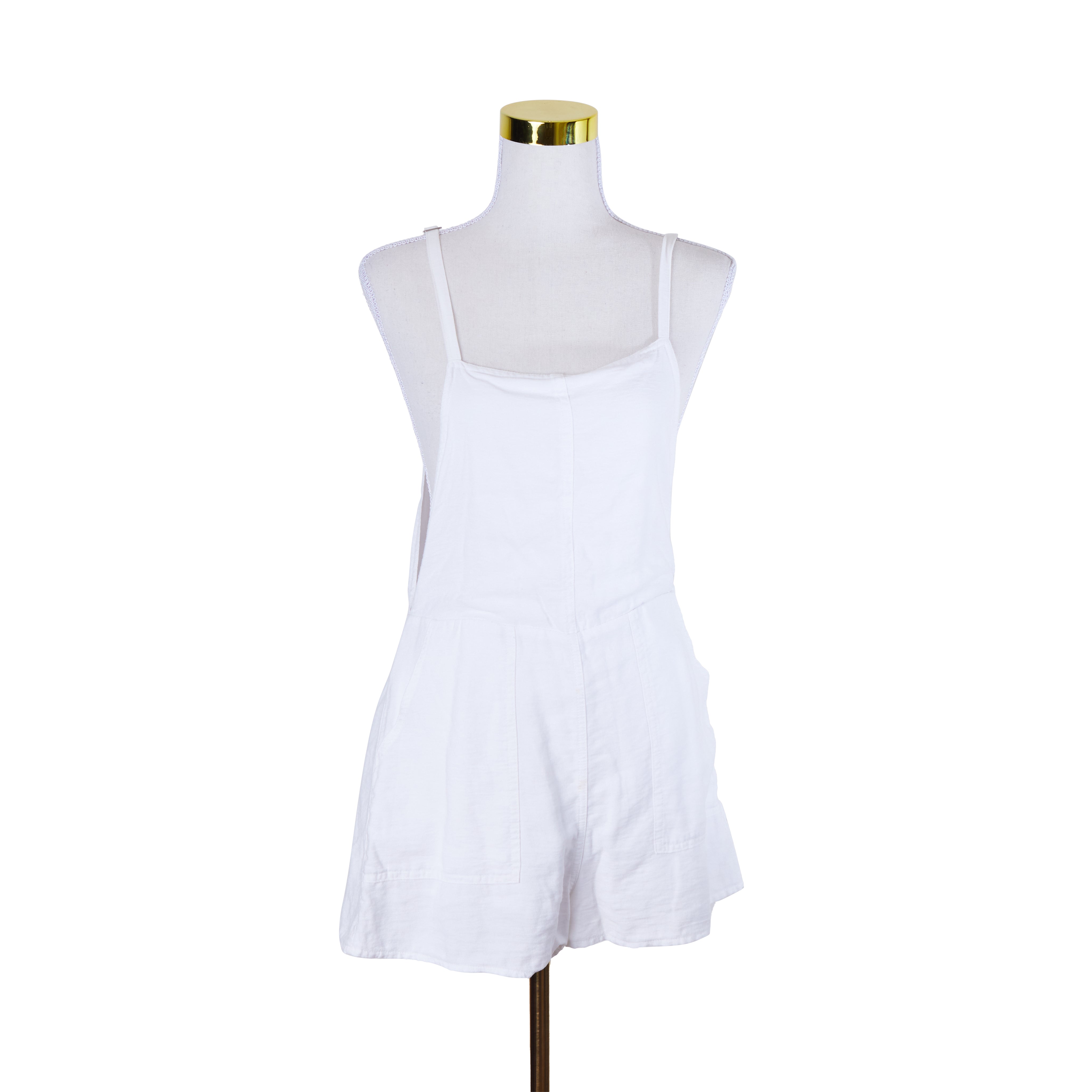 Paper Heart White Playsuit