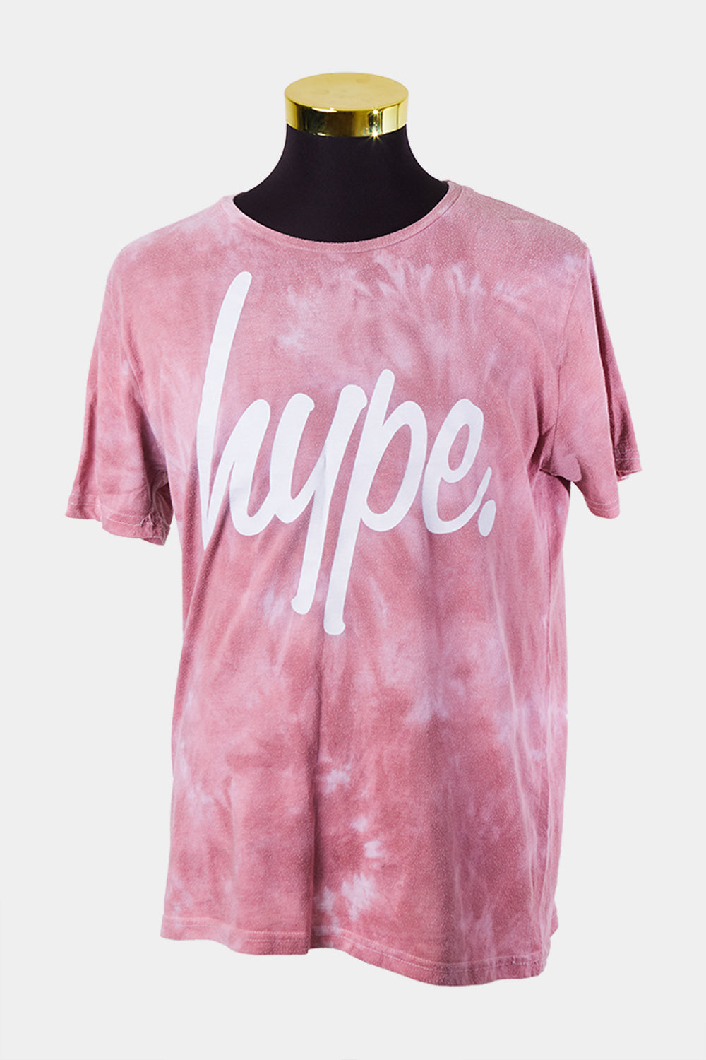 HYPE Red Logo print Tie Dye T Shirt