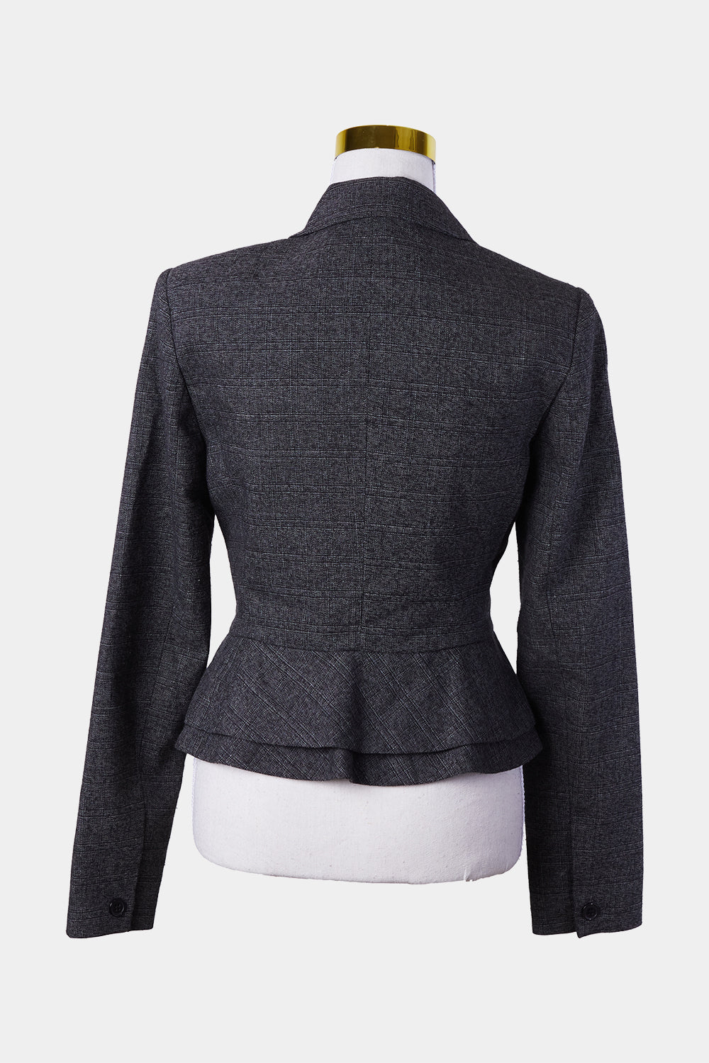 TOKITO Grey Peplum Blazer