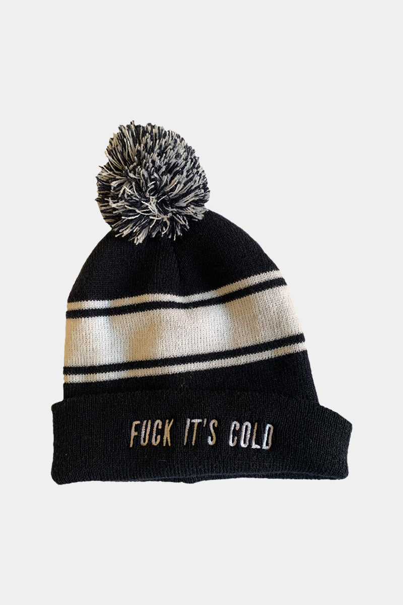 Grace Collection Navy Slogan Beanie