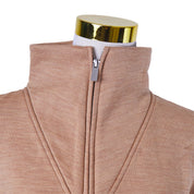 TOORALLIE Brown Zip Up Casual Jacket