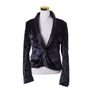 Bettina Liano Black Velvet Blazer