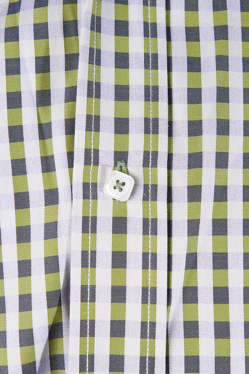 BUGATCHI Green Check Button Down Shirt