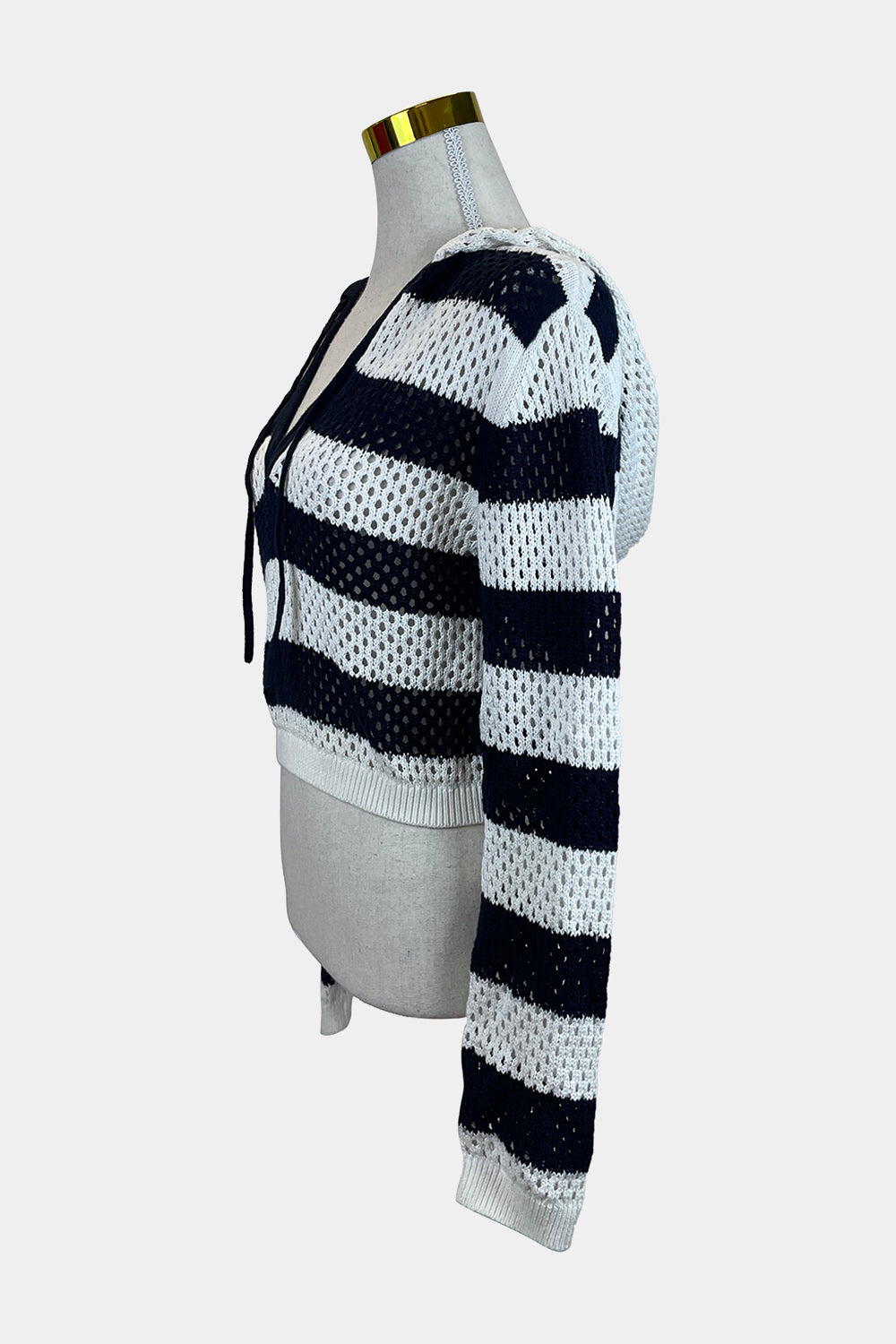ZARA Stripe Hooded Sweater