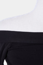 KOOKAI Black Off the Shoulder Long Sleeve Top