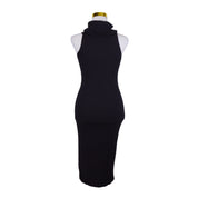 BARDOT Black Rollneck Knit Sleeveless Dress