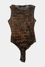 LIONESS Brown Bodysuit