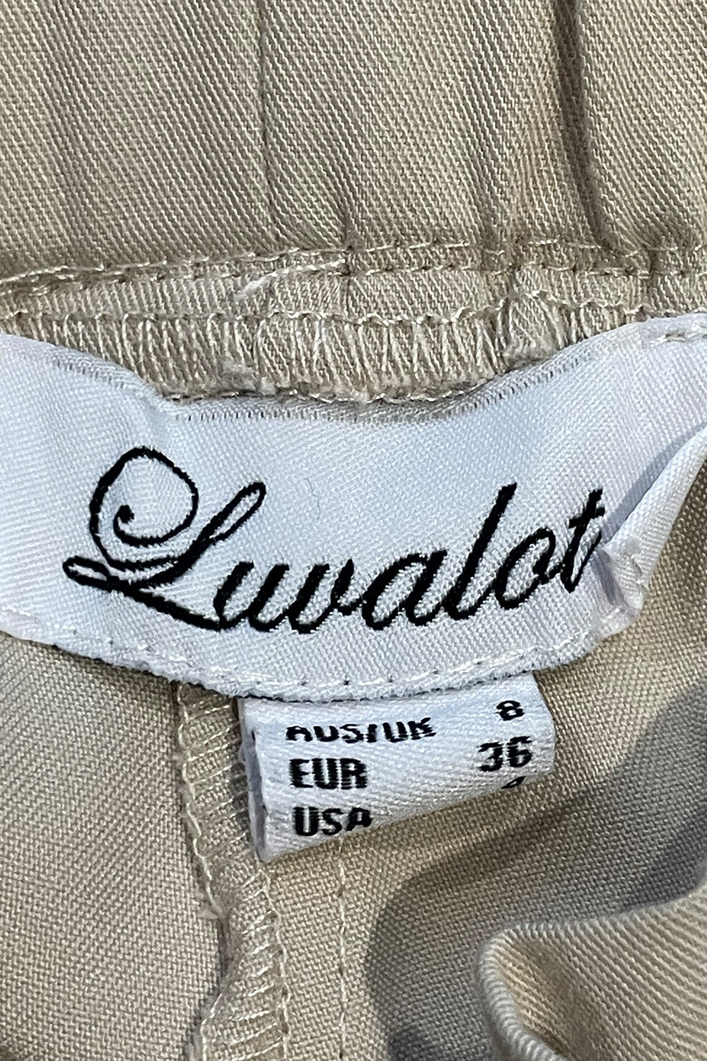 LUVALOT Beige Shorts