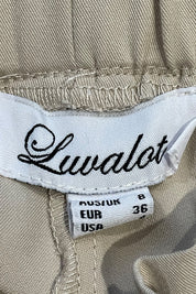LUVALOT Beige Shorts