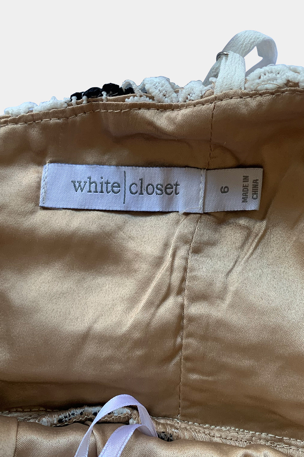 White Closet White Dress