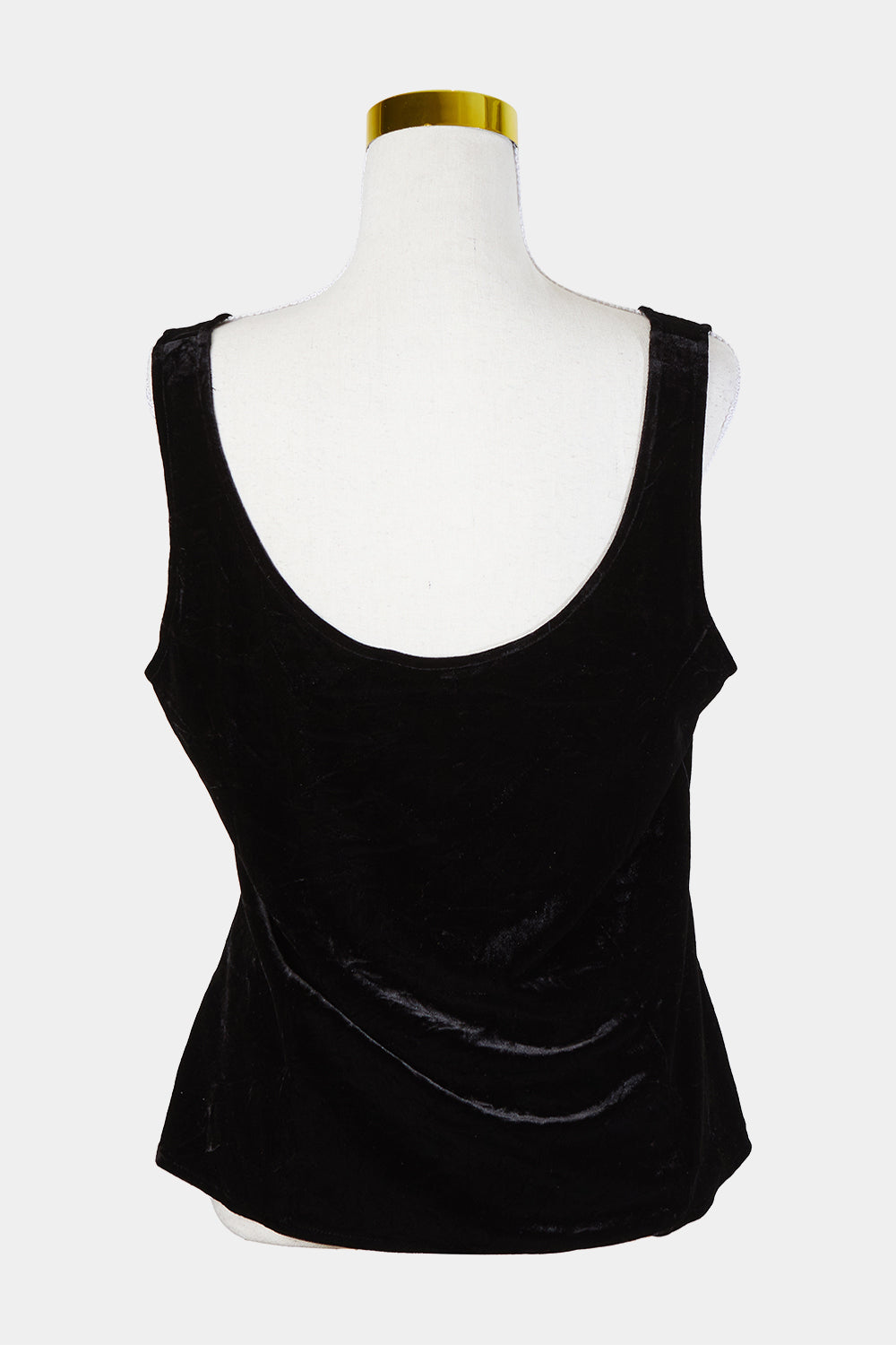 Dunnes Stores Black Velevt Beaded Crop Top