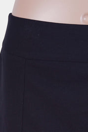 CUE Black Pleat Back Pencil Skirt