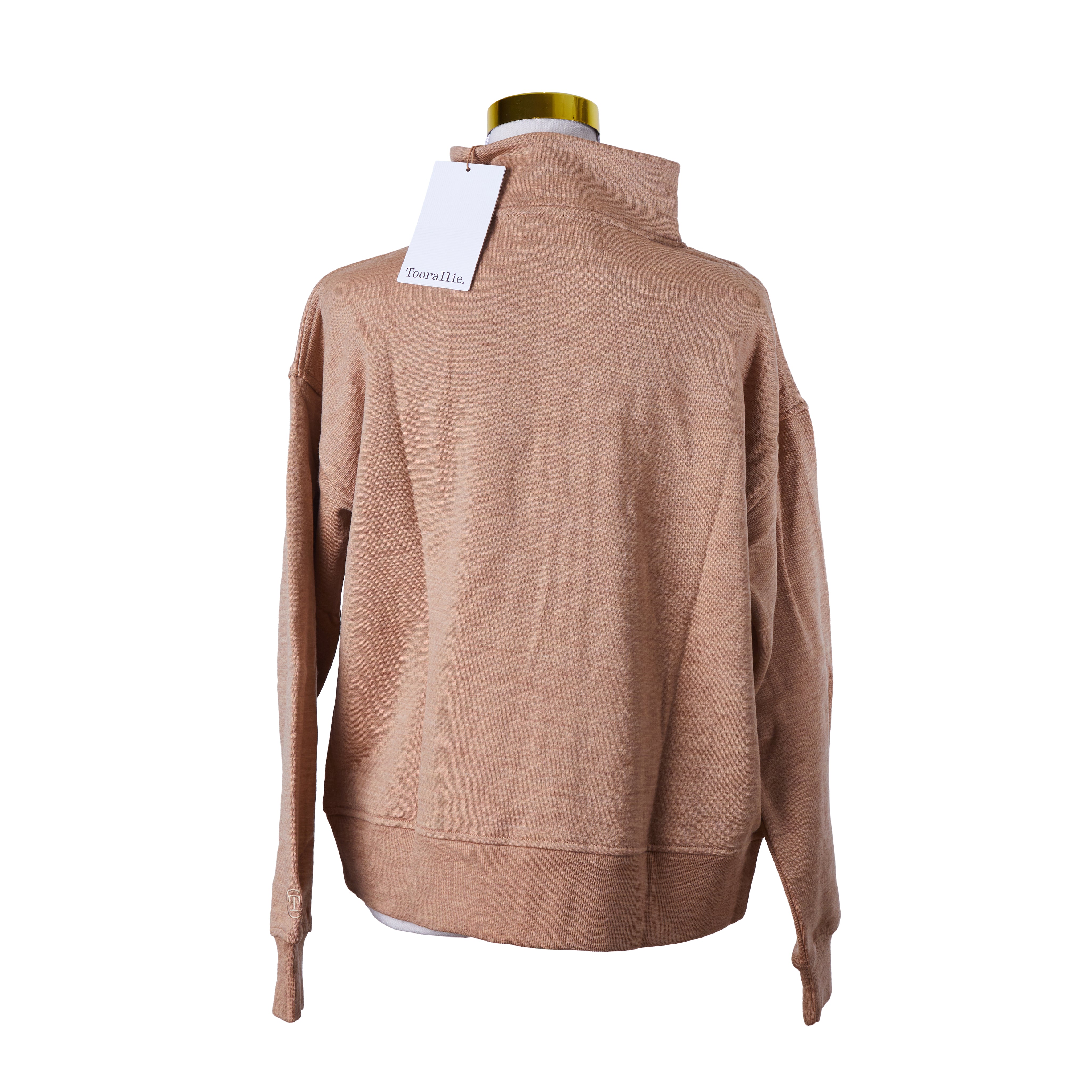 TOORALLIE Brown Zip Up Casual Jacket