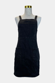 TOPSHOP Black Denim Dress