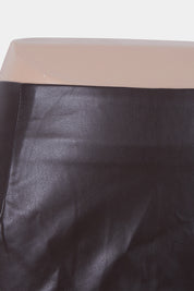 Cotton On Brown PU Mini Skirt