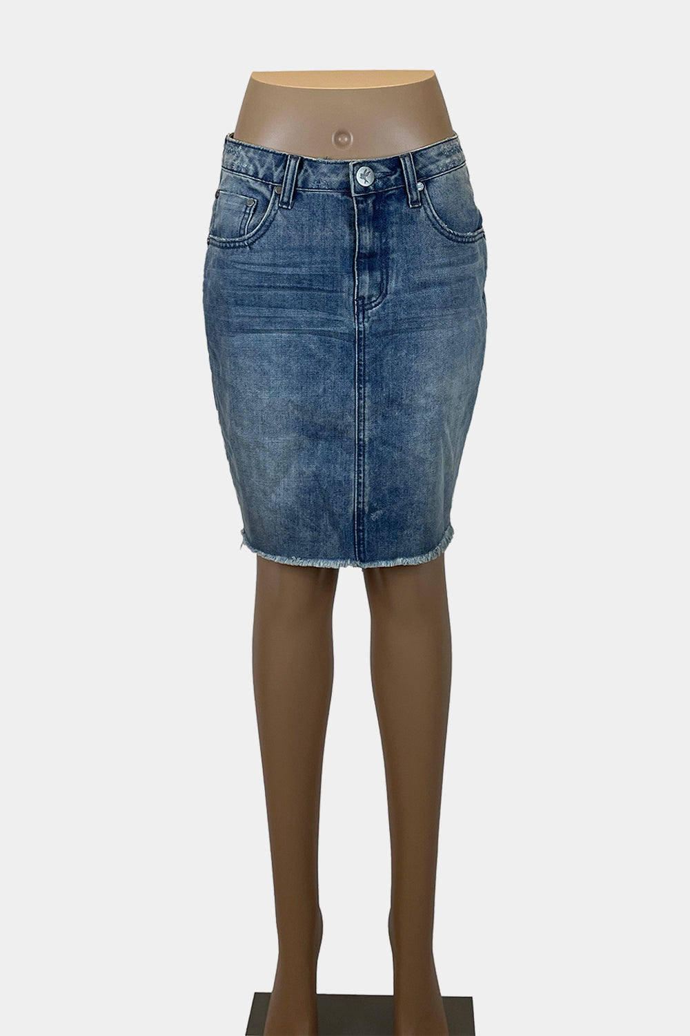 One Teaspoon Vintage Blue Denim Skirt