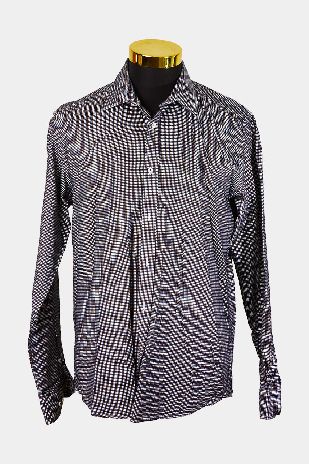 Bell And Barnett Black and White Pattern Button Down Shirt