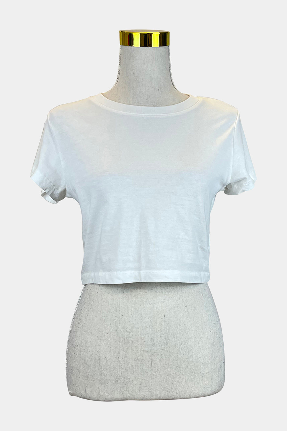 Lily Loves White Crop Tshirt