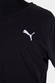 PUMA Black V Neck T Shirt