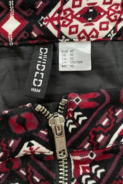 H&m Divided Pattern Skirt