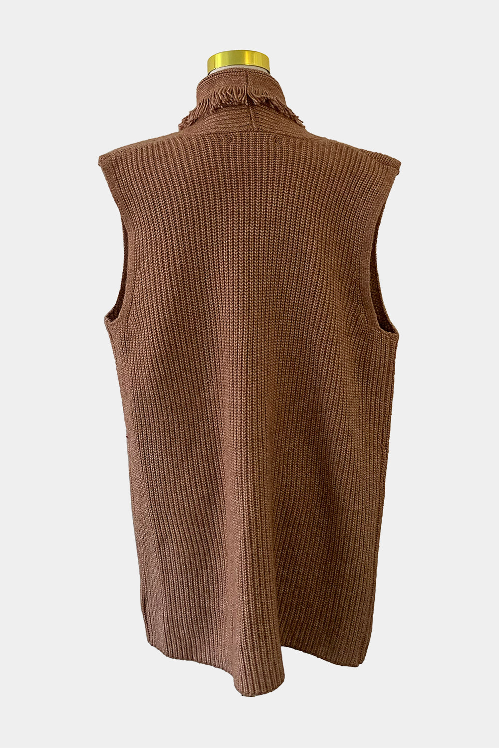TAHARI Orange Gilet Vest