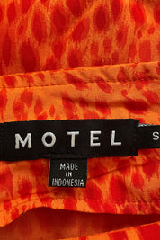 Motel Rocks Orange Skirt