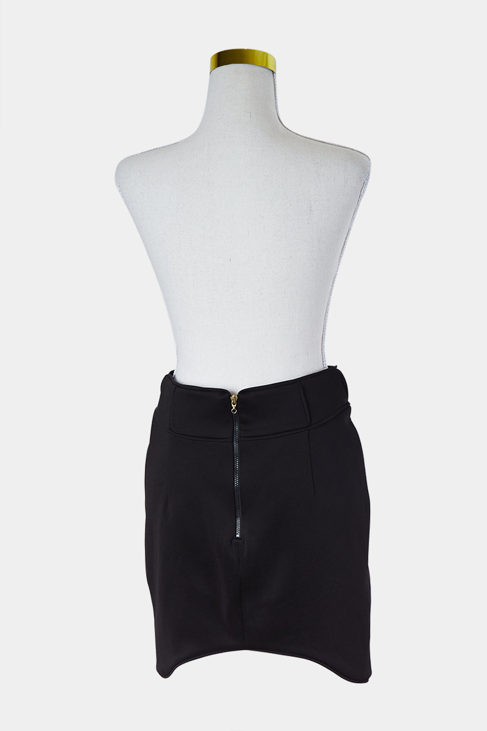 Blessed Are The Meek Black Stretch Mini Skirt