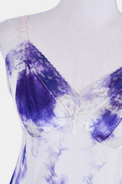 Vanity Fair Purple Tie Dye Slip Dress