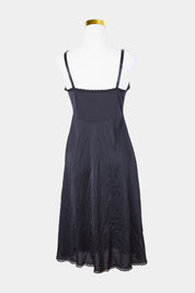 Assorted Brands Black Lace Detail Slip Dress