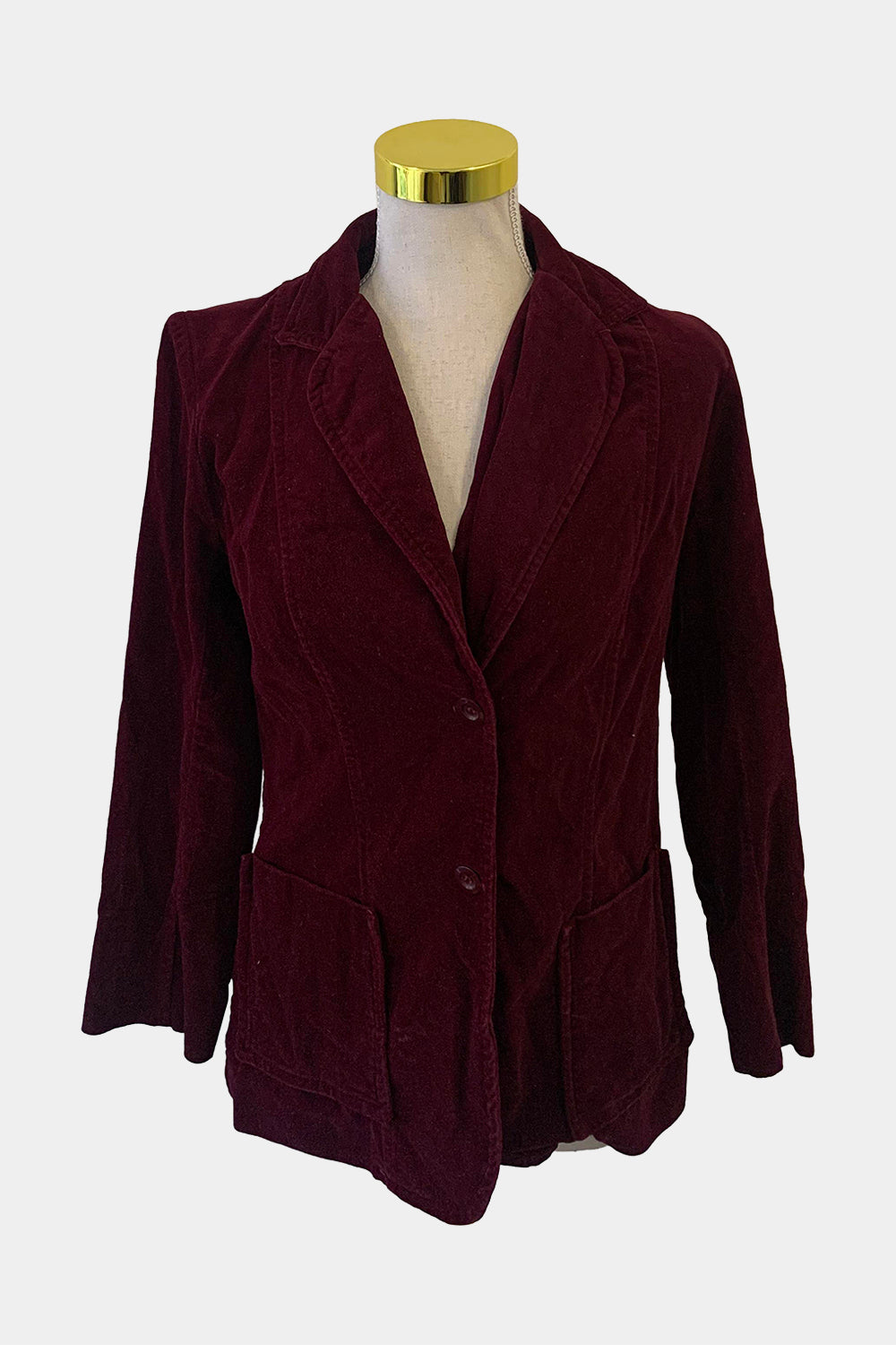 Van Dyke Burgundy Blazer